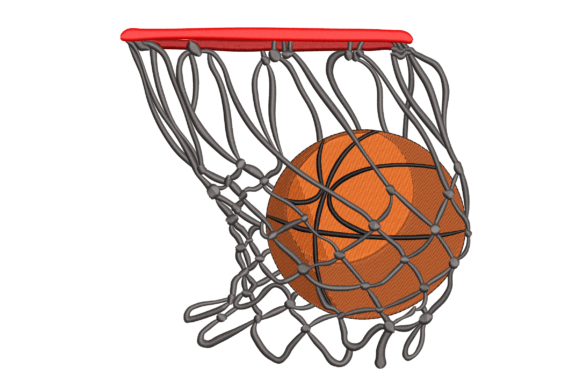Basketball Hoop Embroidery