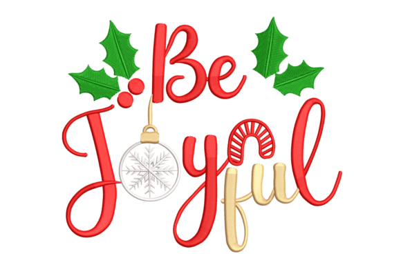 Be Joyful Christmas Holly Ornament Review